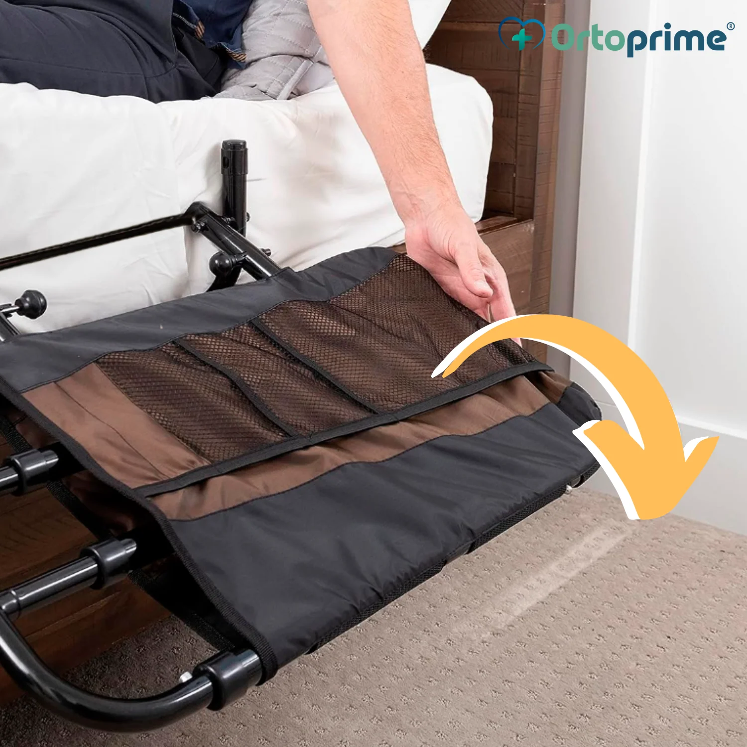 Barandilla Extensible con Sistema Abatible Plegable para Cama - Image 4