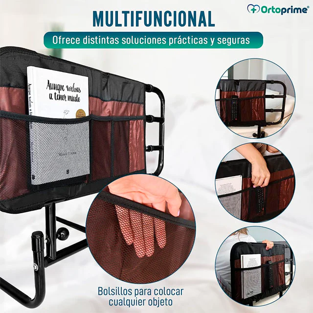 Barandilla Extensible con Sistema Abatible Plegable para Cama - Image 7