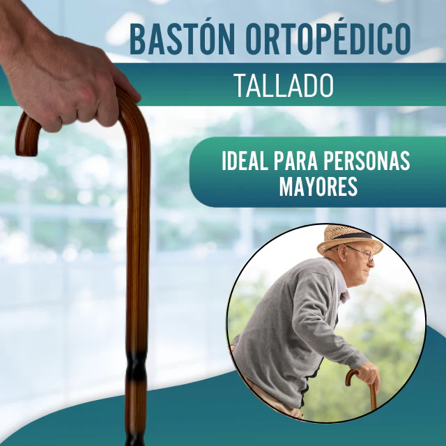 Bastones Adultos Ortopédicos con Mangos Curvos | 2 Diseños - Image 3
