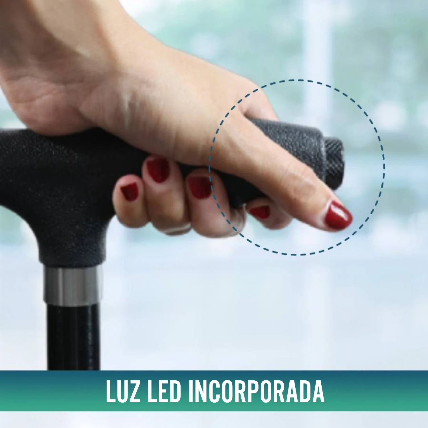 Bastón Plegable para Mayores Extensible con Luz LED - Image 9