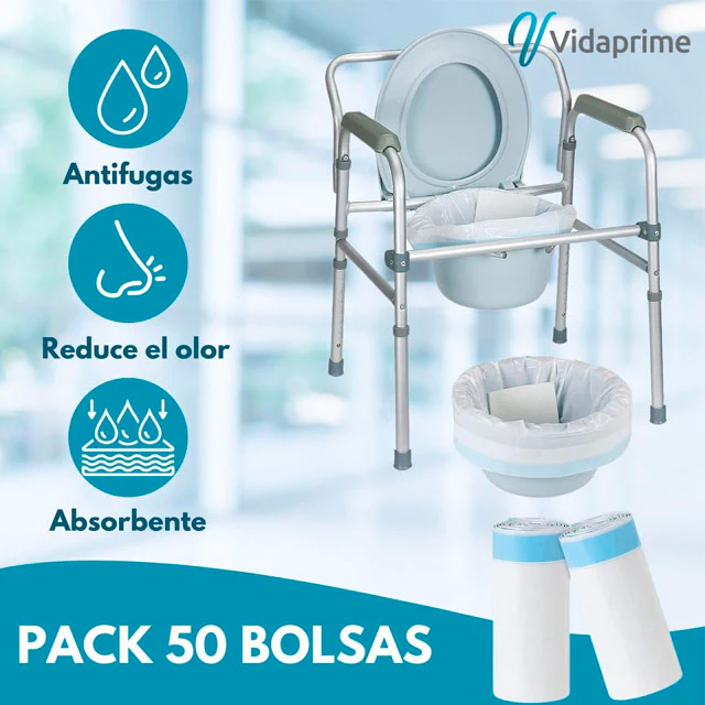 Bolsas Inodoro Desechables con Almohadillas y Asas | Pack 50 - Image 2