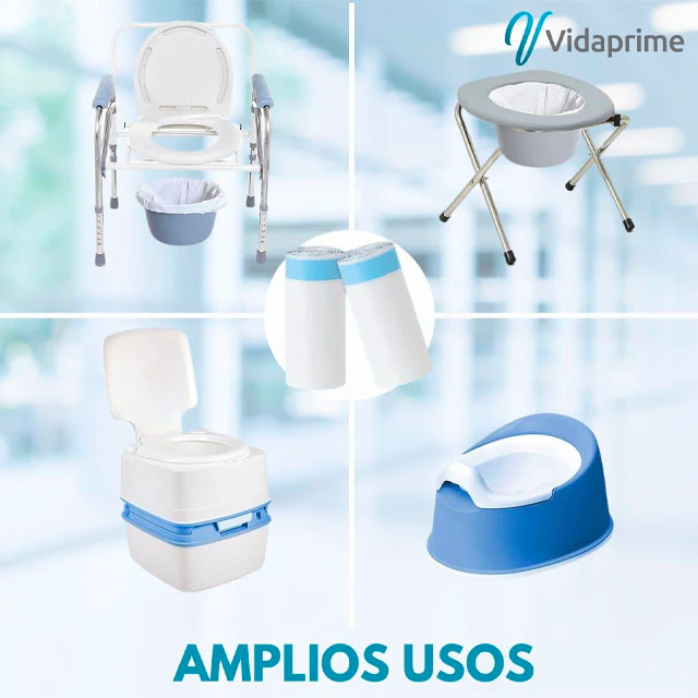 Bolsas Inodoro Desechables con Almohadillas y Asas | Pack 50 - Image 5