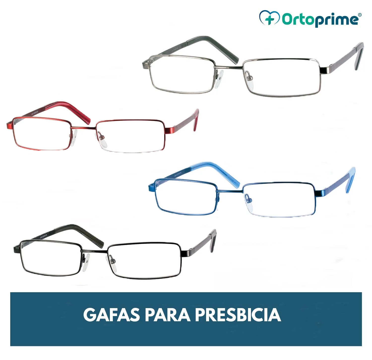 Gafas para Presbicia con Montura Metálica Rectangular - Image 6