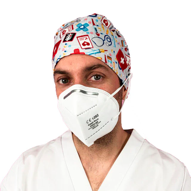 Gorros de Quirófano para Pelo Corto con Botones | Estampados - Image 8