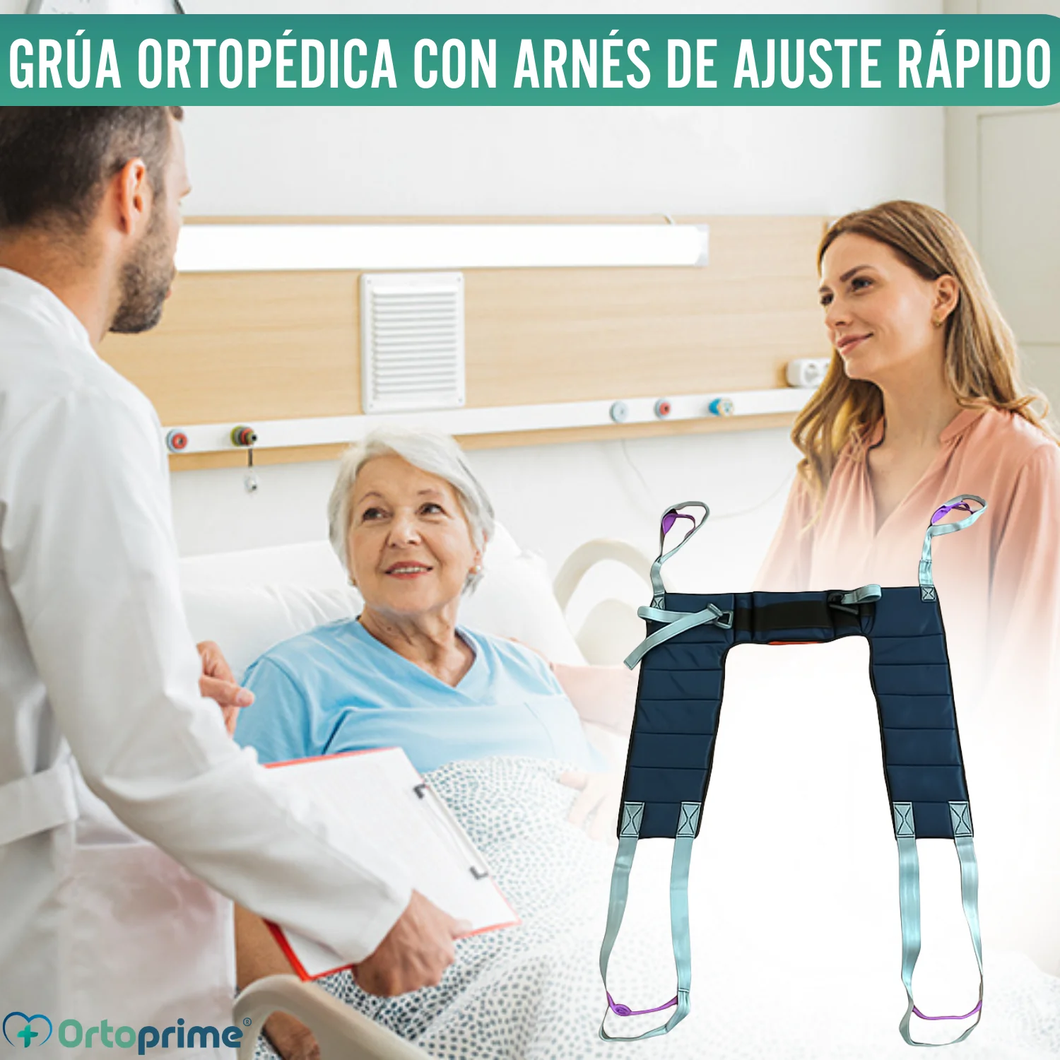 Grúa para Elevar Usuario con Arnés de Ajuste Rápido Incluido - Image 9
