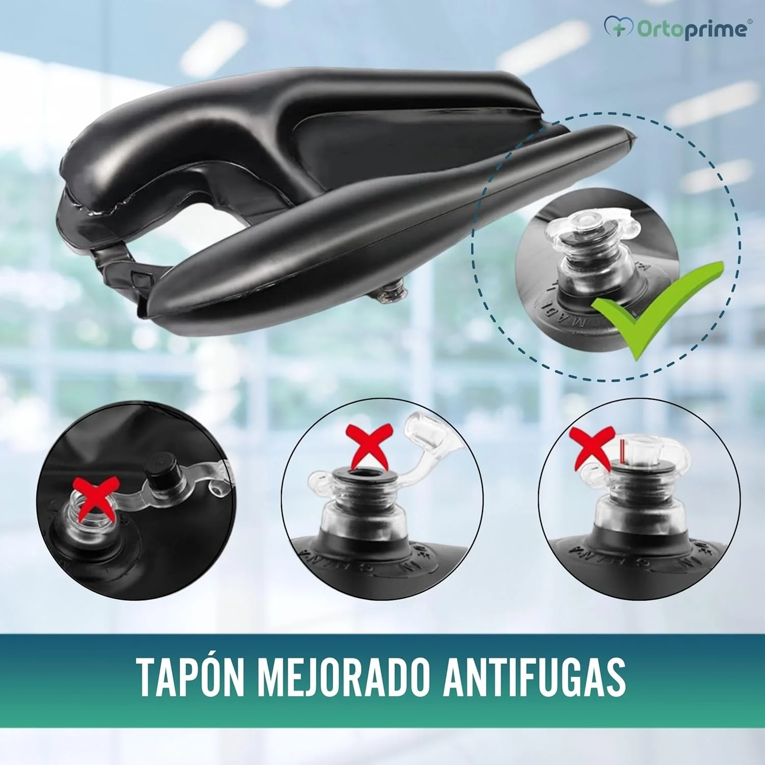 Lavacabezas Portátil Ergonómico Hinchable | Cómodo y Seguro - Image 2