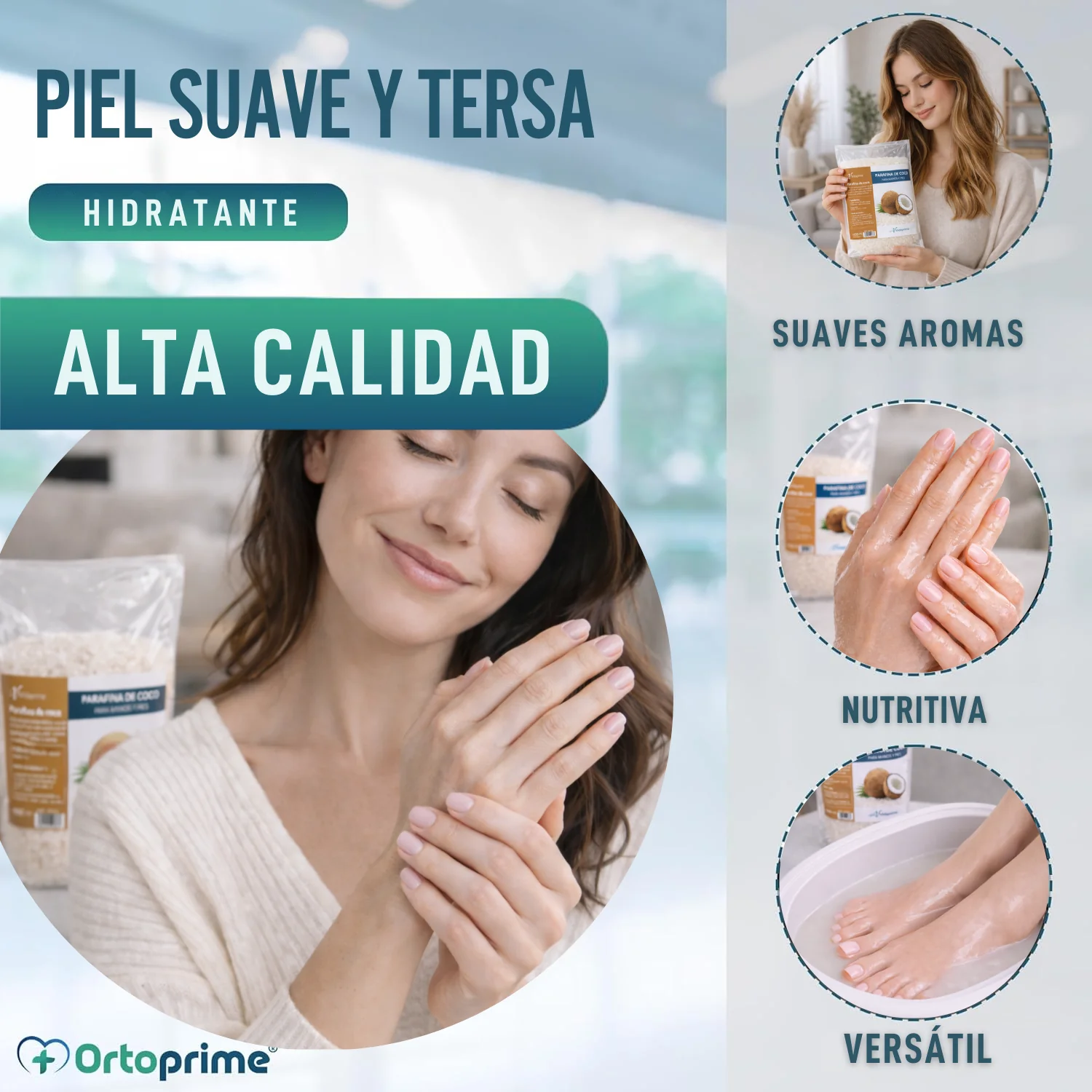 Pack Parafina Antioxidante para Manos y Pies 3000 ml | Coco - Image 7