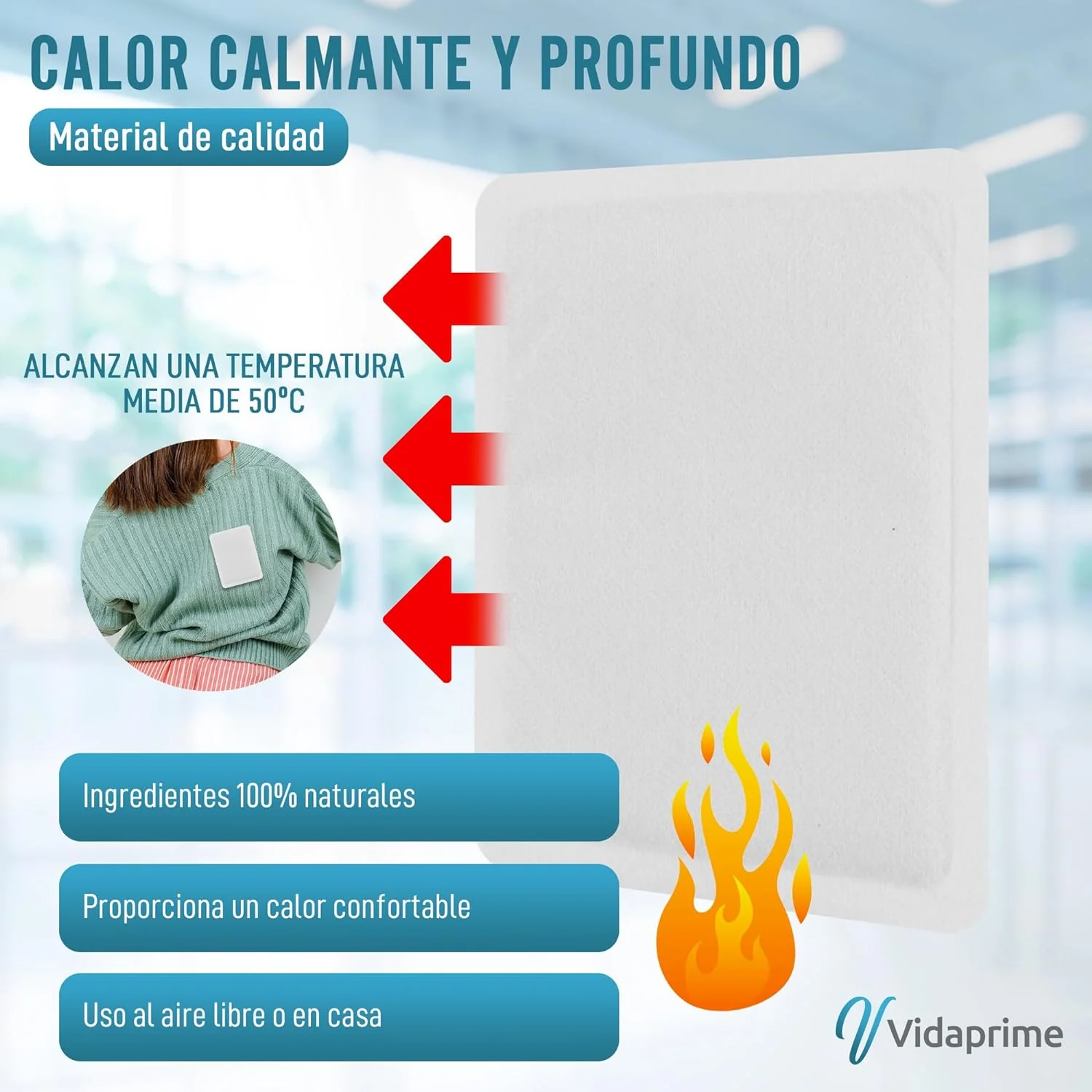 Parches de Calor Espalda Cuello y Hombros | Pack x10 Uds - Image 4