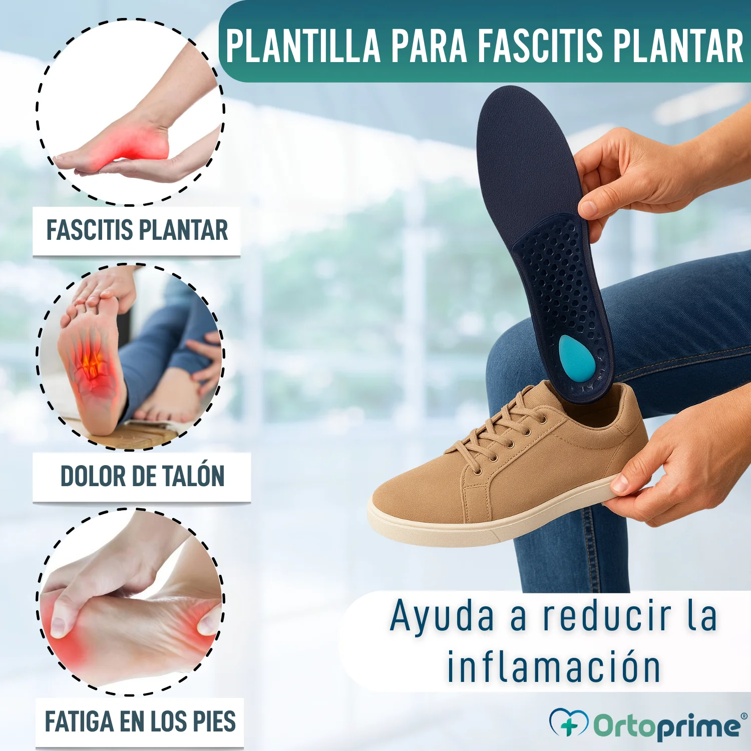 Plantillas Ortopédicas para Fascitis Plantar | 3 Tallas - Image 4