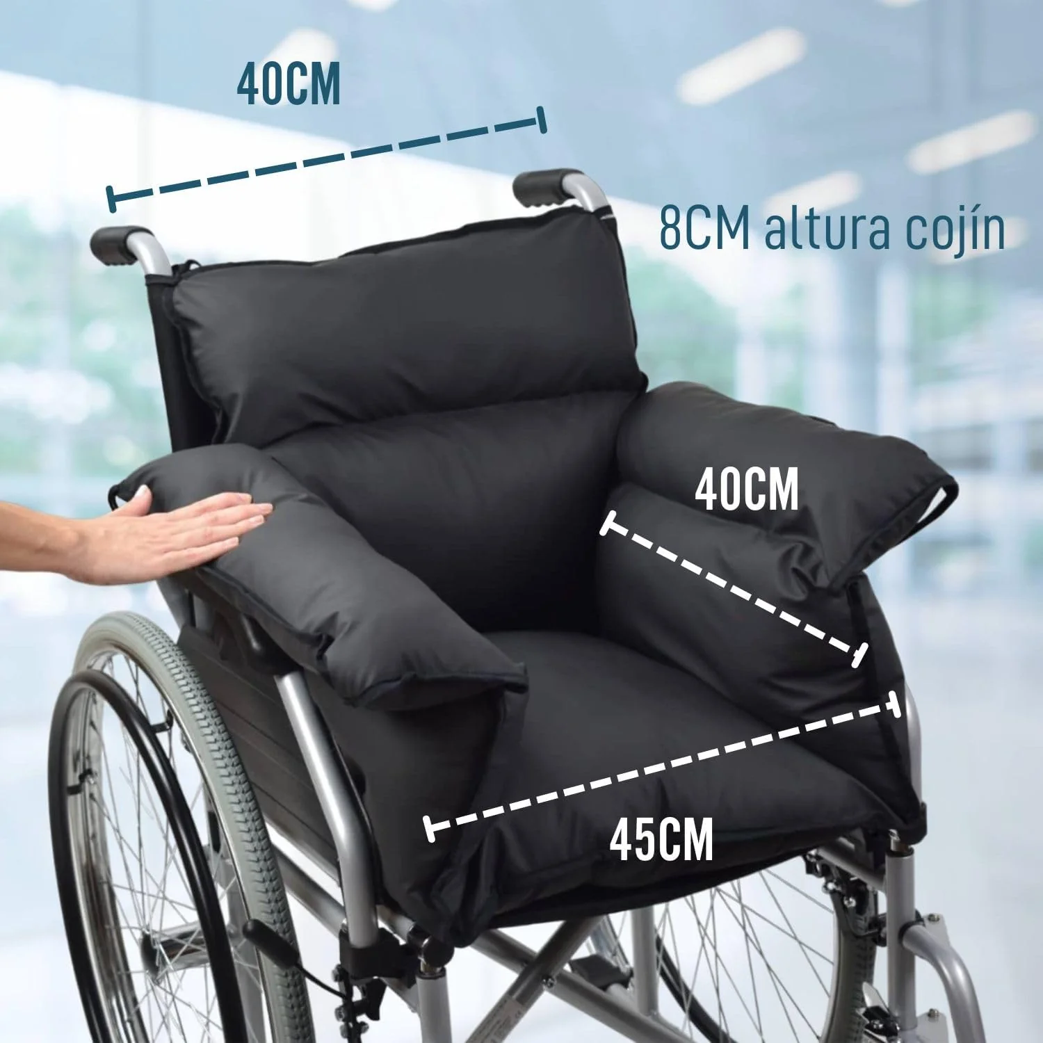 Protector Antiescaras Cojín Silla de Ruedas y Sillón Relax - Image 3