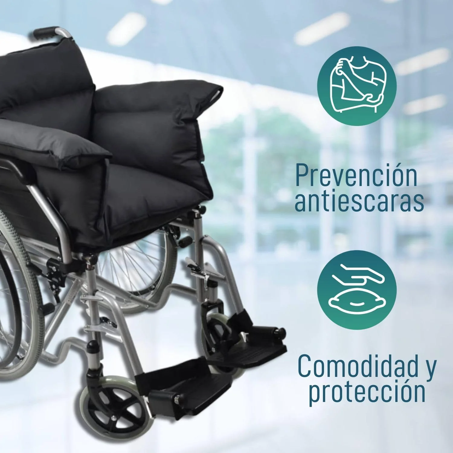 Protector Antiescaras Cojín Silla de Ruedas y Sillón Relax - Image 4