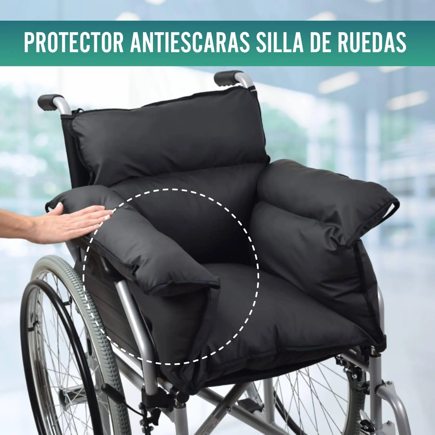 Protector Antiescaras Cojín Silla de Ruedas y Sillón Relax - Image 9