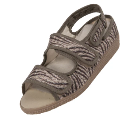 Sandalias de Verano Ajustables con Velcro | Animal Print - Image 4