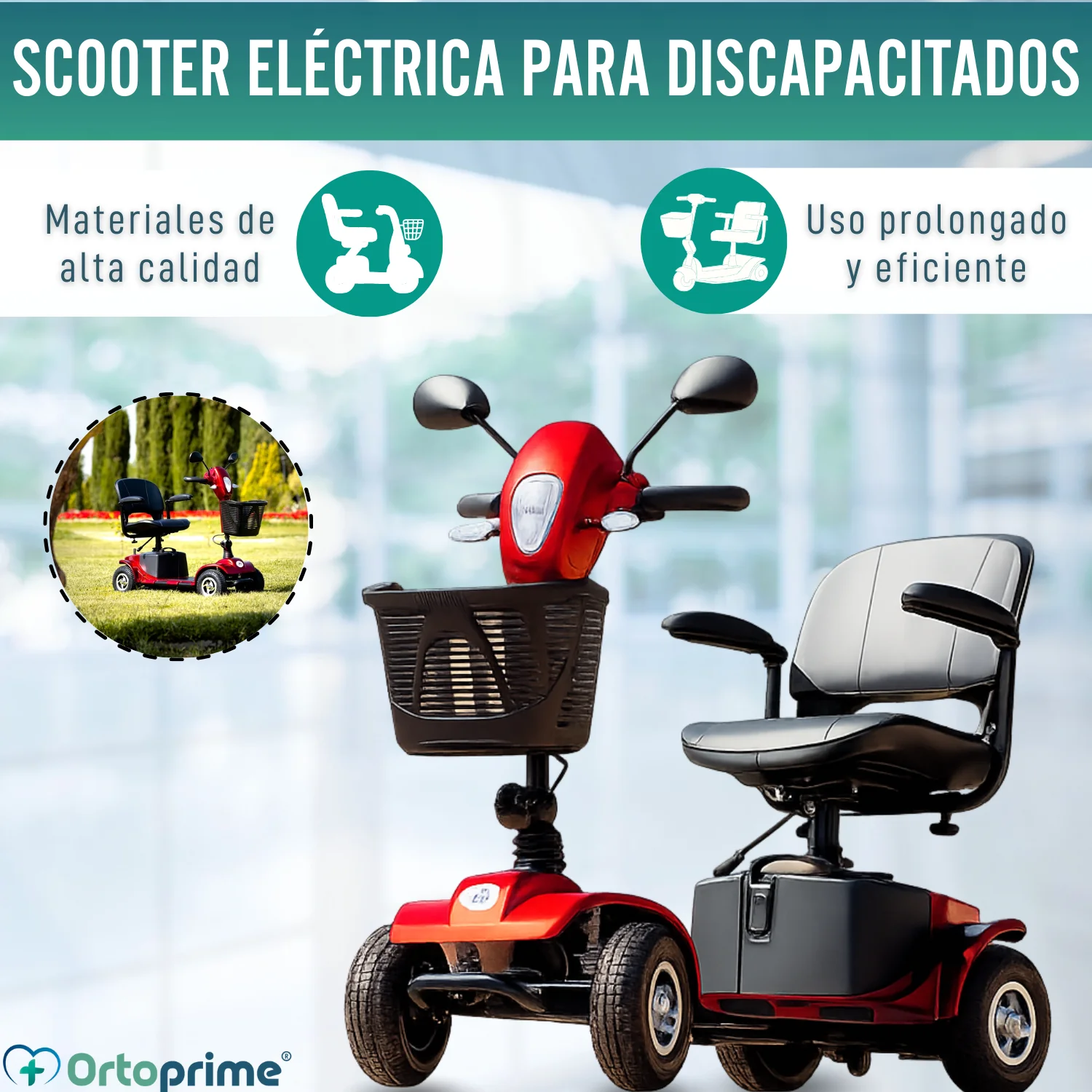 Scooter Movilidad Reducida Plegable | Amortiguación Integral - Image 3