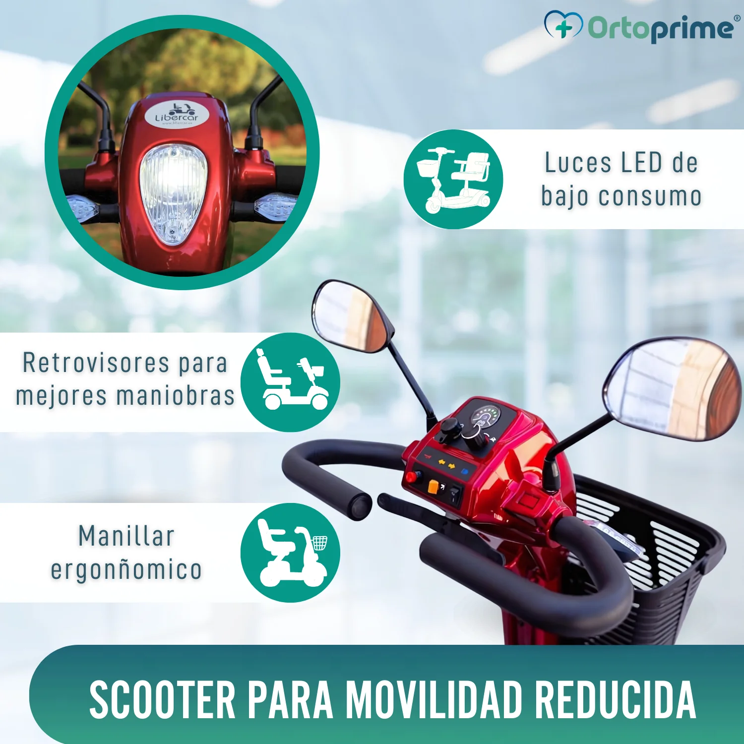 Scooter Movilidad Reducida Plegable | Amortiguación Integral - Image 5