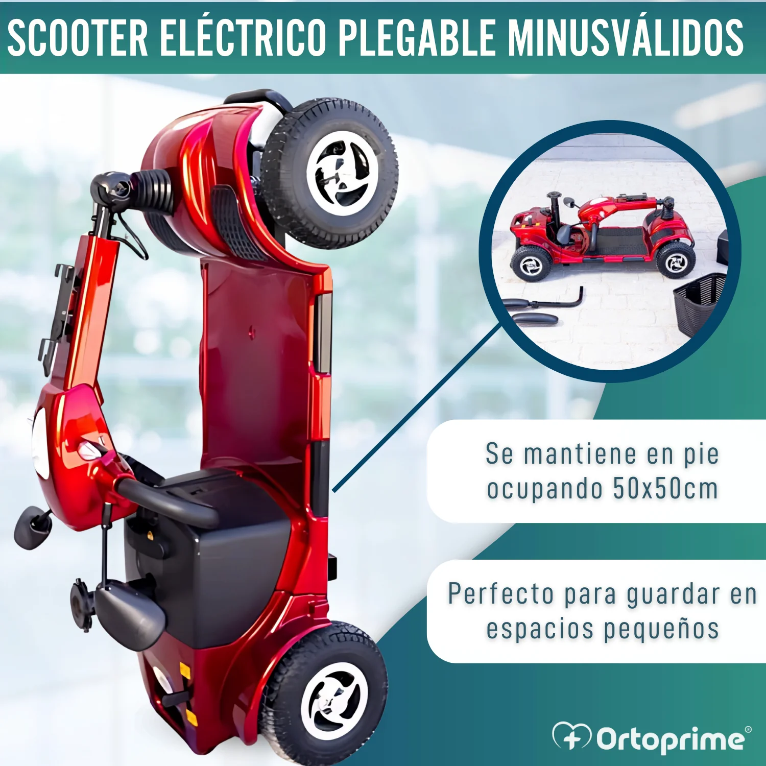 Scooter Movilidad Reducida Plegable | Amortiguación Integral - Image 7