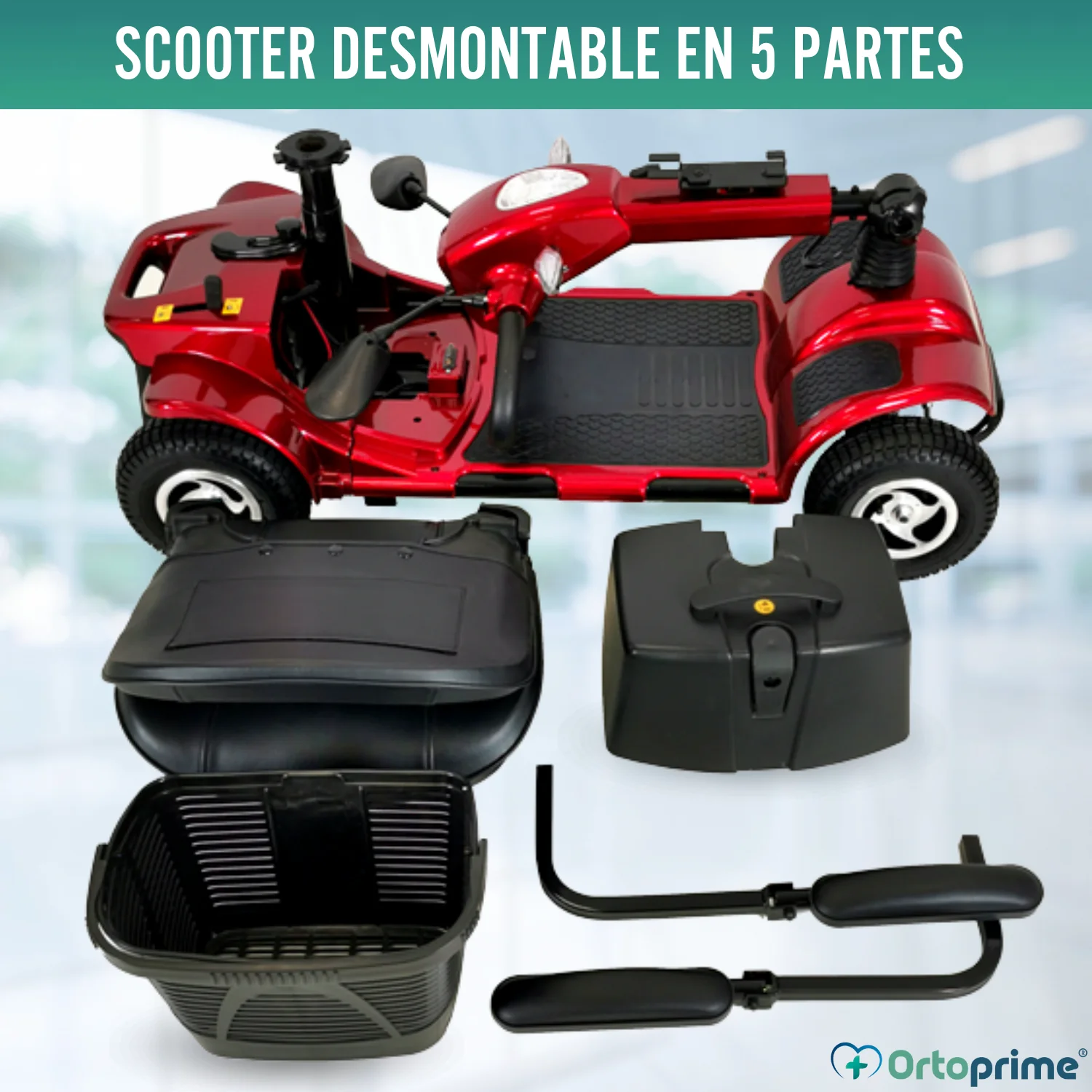 Scooter Movilidad Reducida Plegable | Amortiguación Integral - Image 9