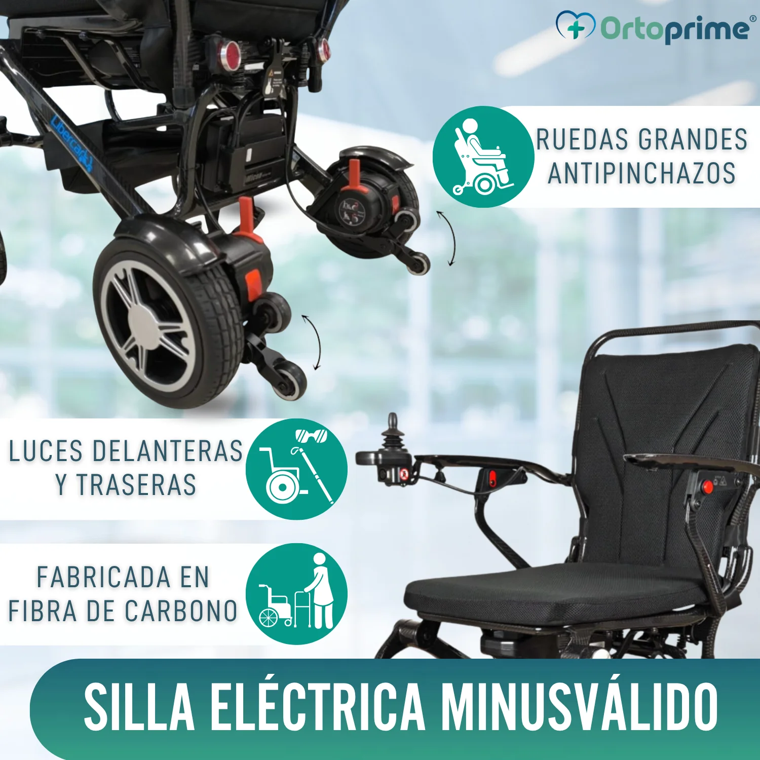 Silla de Ruedas Eléctrica de Alto Rendimiento Transportable - Image 4