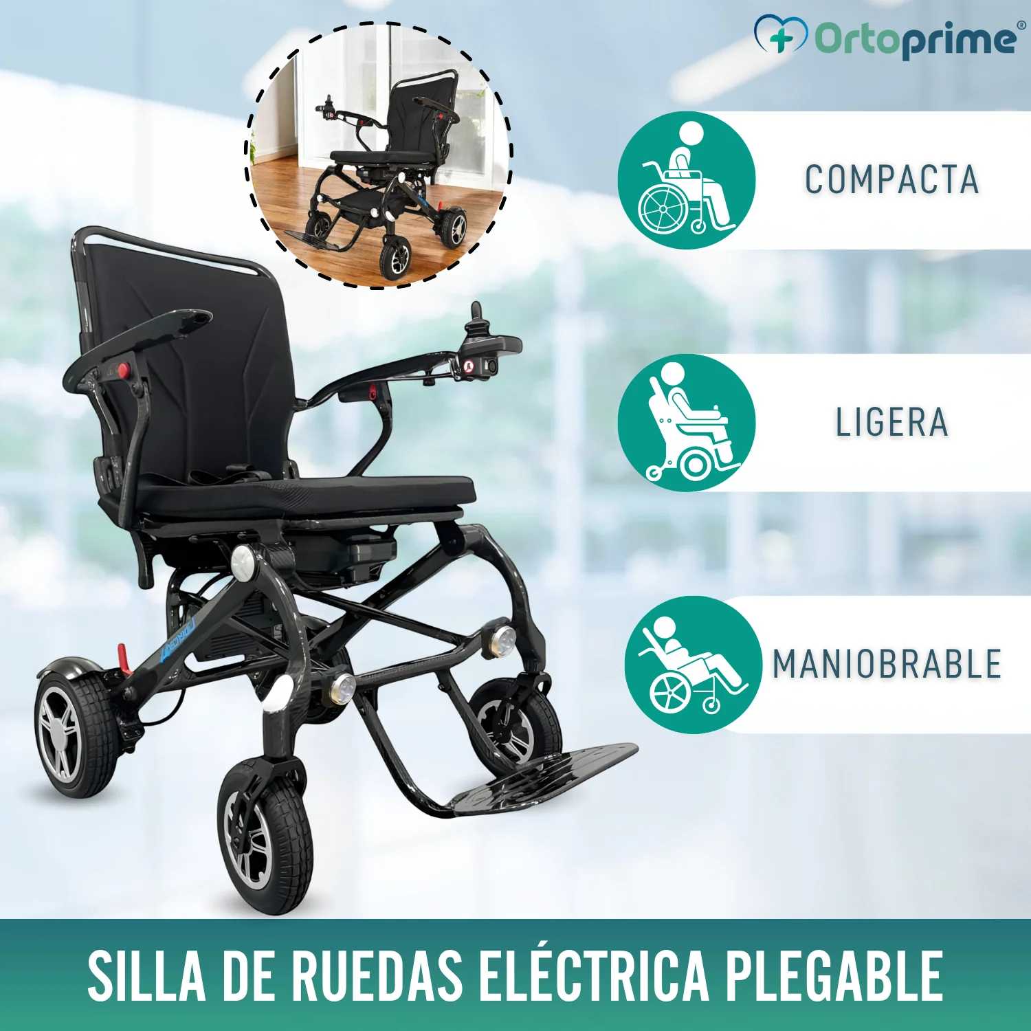 Silla de Ruedas Eléctrica de Alto Rendimiento Transportable - Image 7