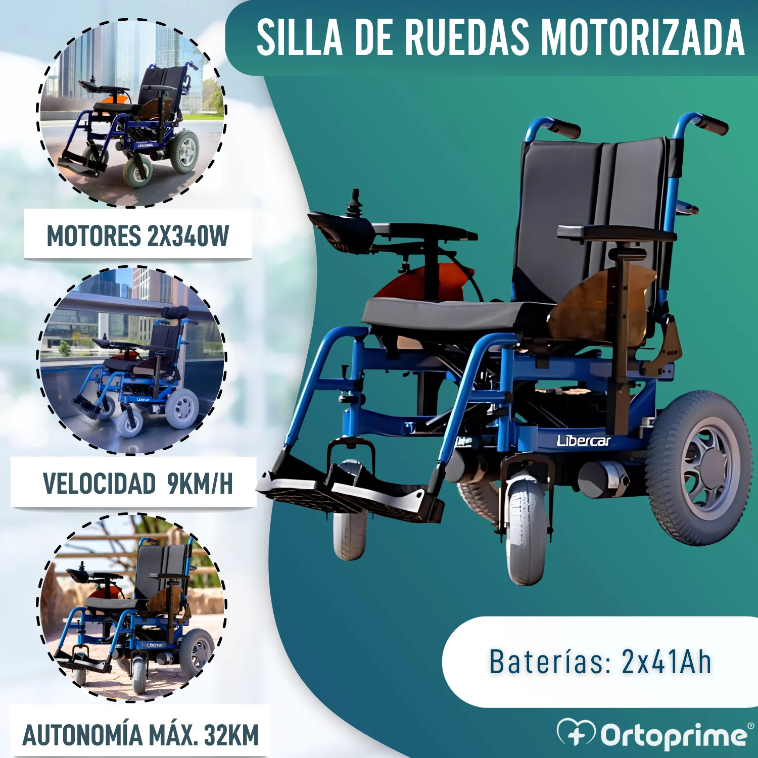 Silla de Ruedas Eléctrica Adaptable | Múltiples Posiciones - Image 3