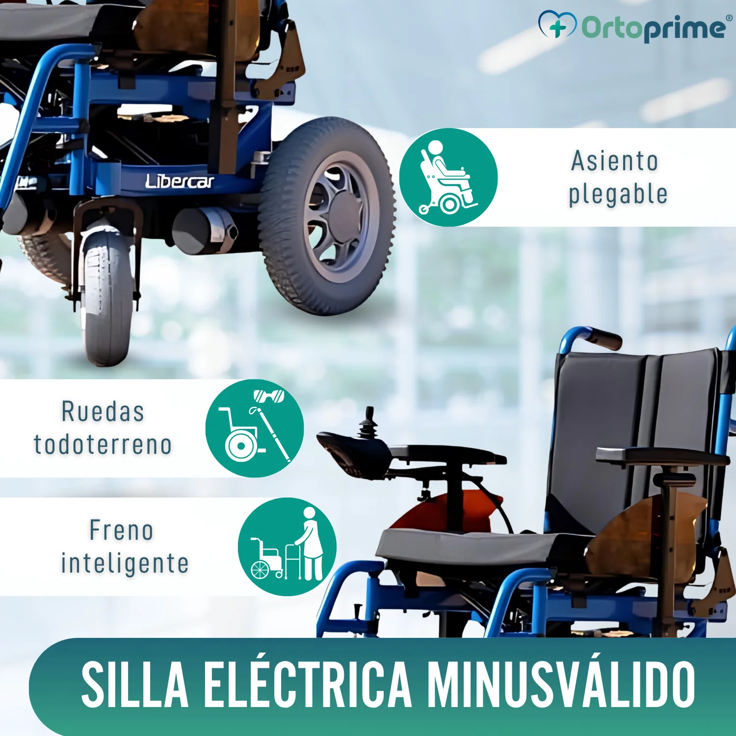 Silla de Ruedas Eléctrica Adaptable | Múltiples Posiciones - Image 8