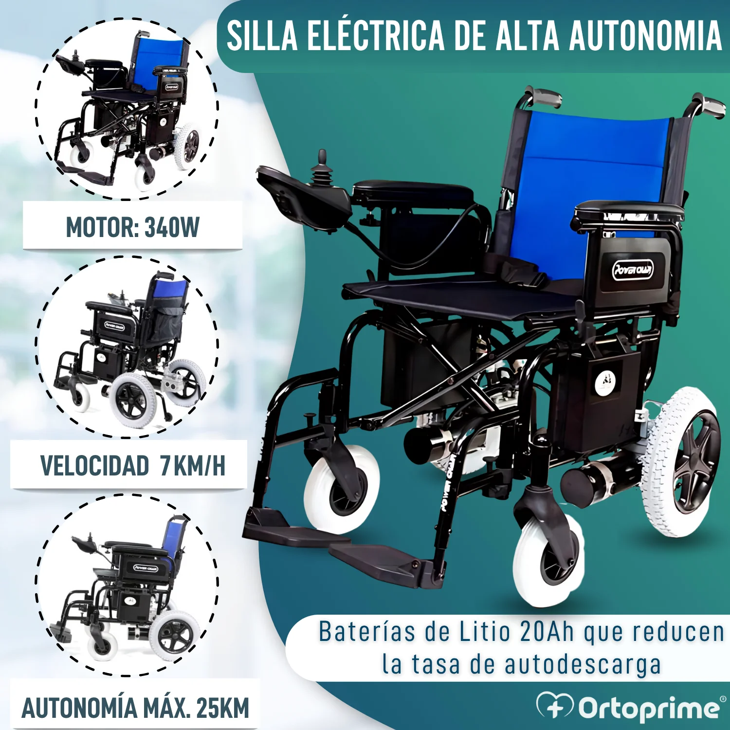 Silla de Ruedas Eléctrica | Sistema de Plegado Rápido - Image 3