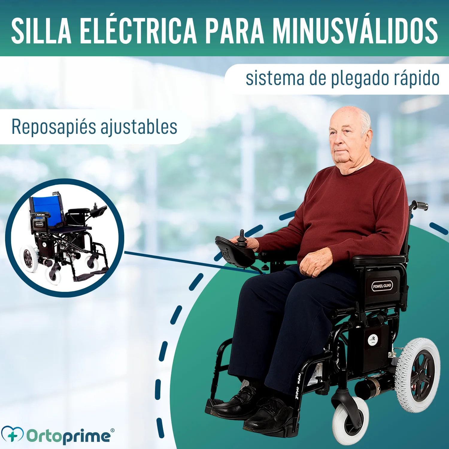 Silla de Ruedas Eléctrica | Sistema de Plegado Rápido - Image 8