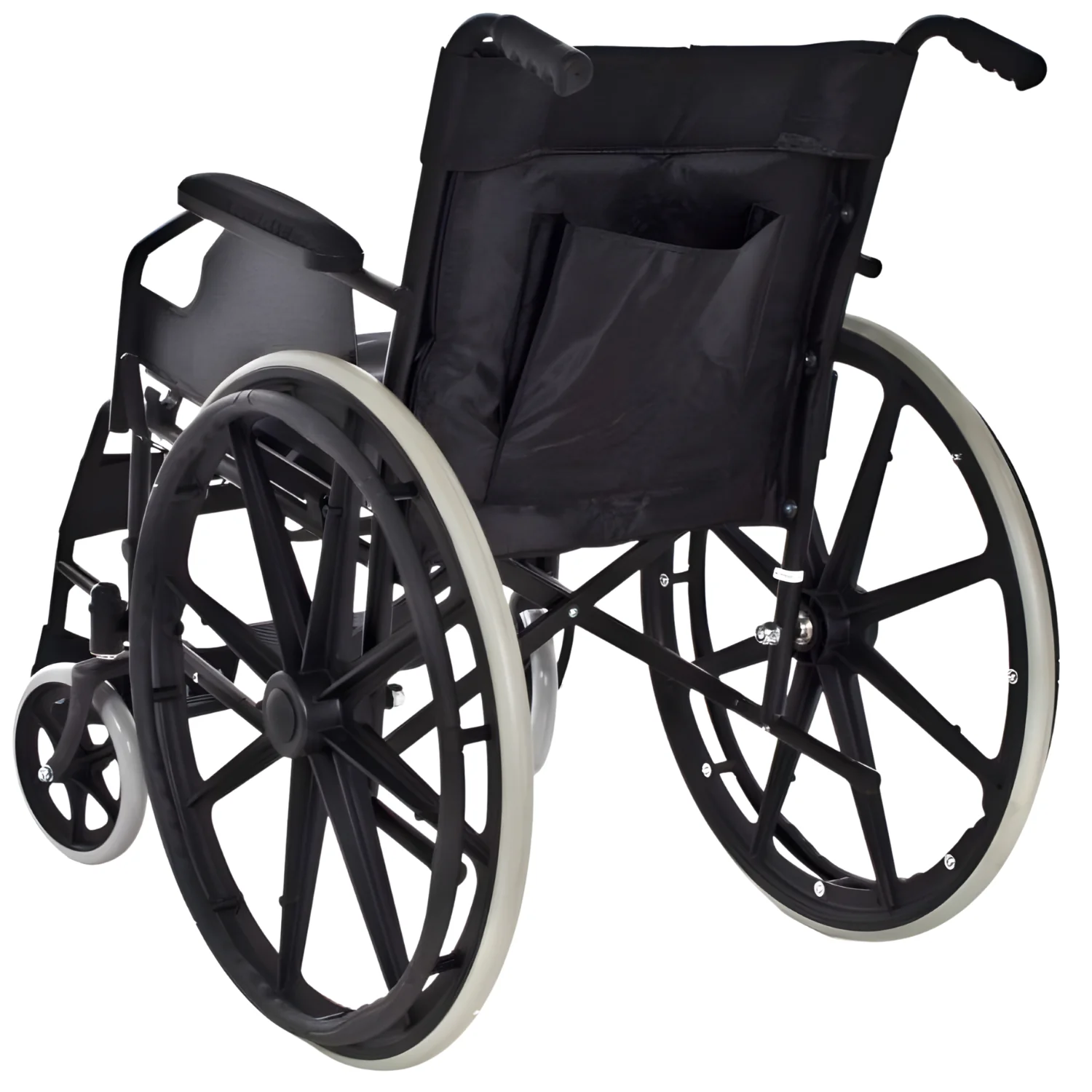 Silla de Ruedas Plegable de Acero Autopropulsable Care+ - Image 4