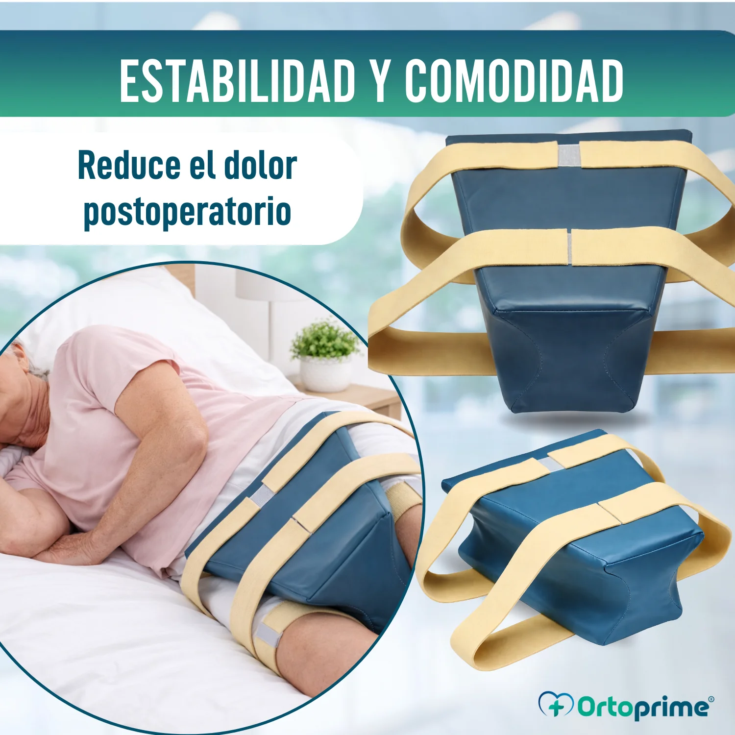 Taco Abductor de Cadera Postoperatorio con Funda Impermeable - Image 4