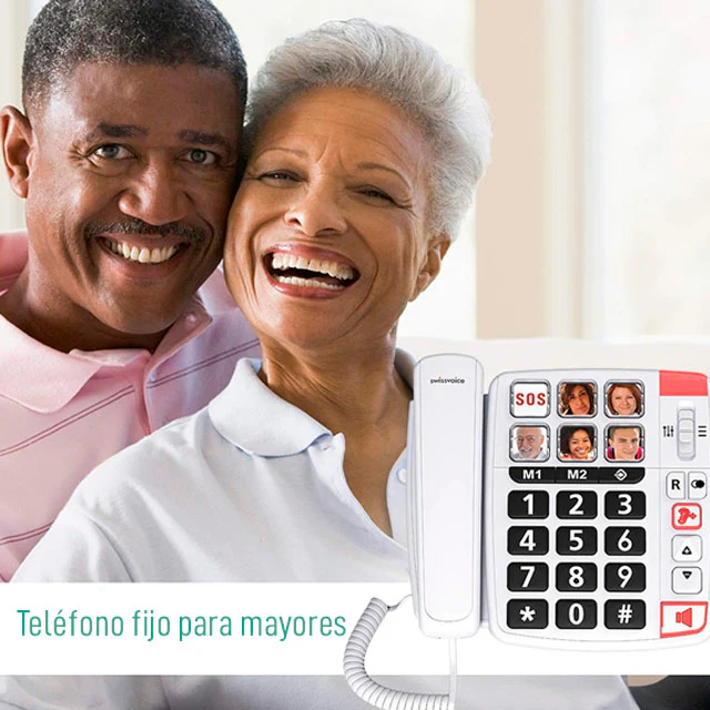 Teléfono Fijo para Mayores con Teclas Grandes y Manos Libres - Image 5